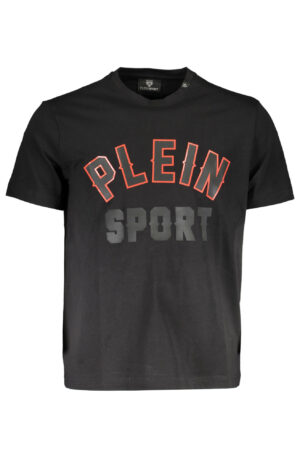 PLEIN SPORT T-SHIRT MANICHE CORTE UOMO NERO
