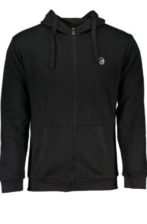 SERGIO TACCHINI FELPA CON ZIP UOMO NERO