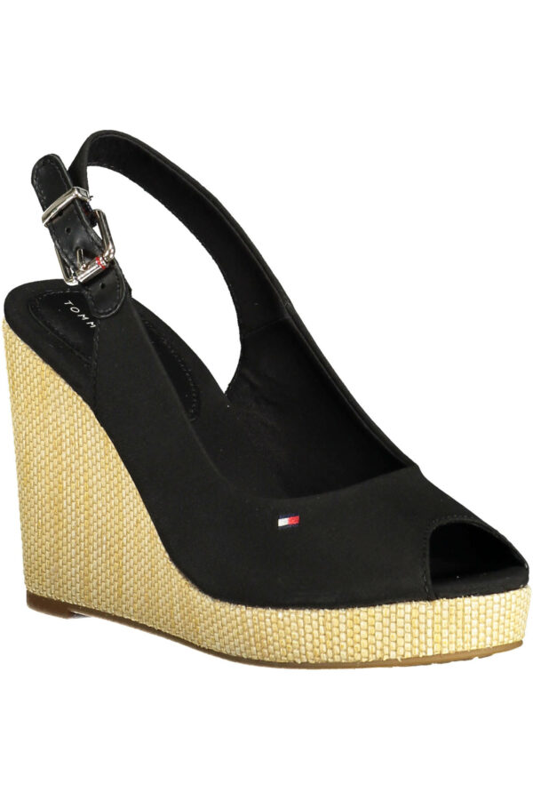 TOMMY HILFIGER CALZATURA SANDALO DONNA NERO - immagine 2