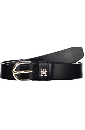 TOMMY HILFIGER CINTURA IN PELLE DONNA BLU