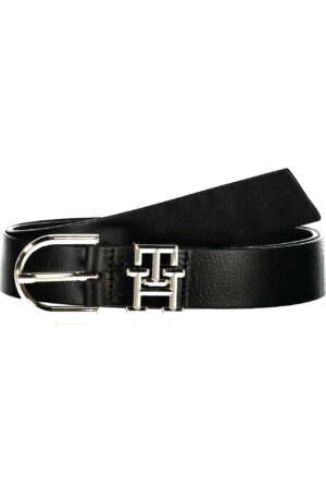 TOMMY HILFIGER CINTURA IN PELLE DONNA NERO