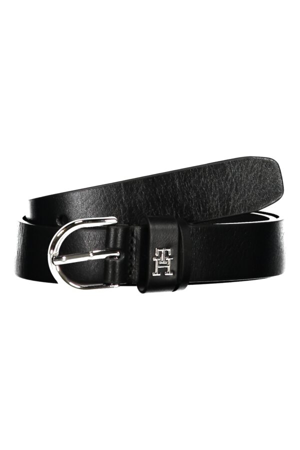 TOMMY HILFIGER CINTURA IN PELLE DONNA NERO