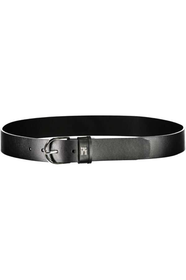 TOMMY HILFIGER CINTURA IN PELLE DONNA NERO - immagine 2