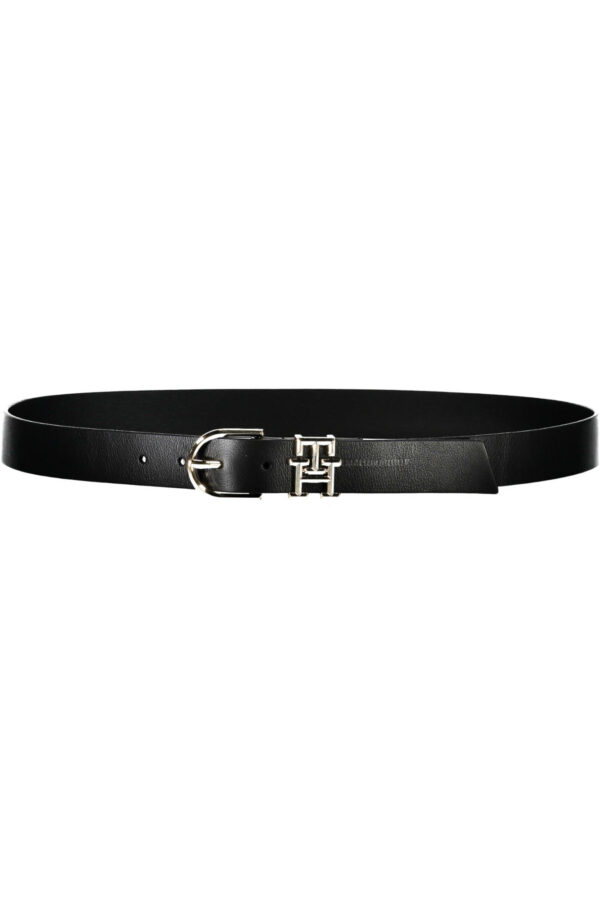 TOMMY HILFIGER CINTURA IN PELLE DONNA NERO - immagine 2