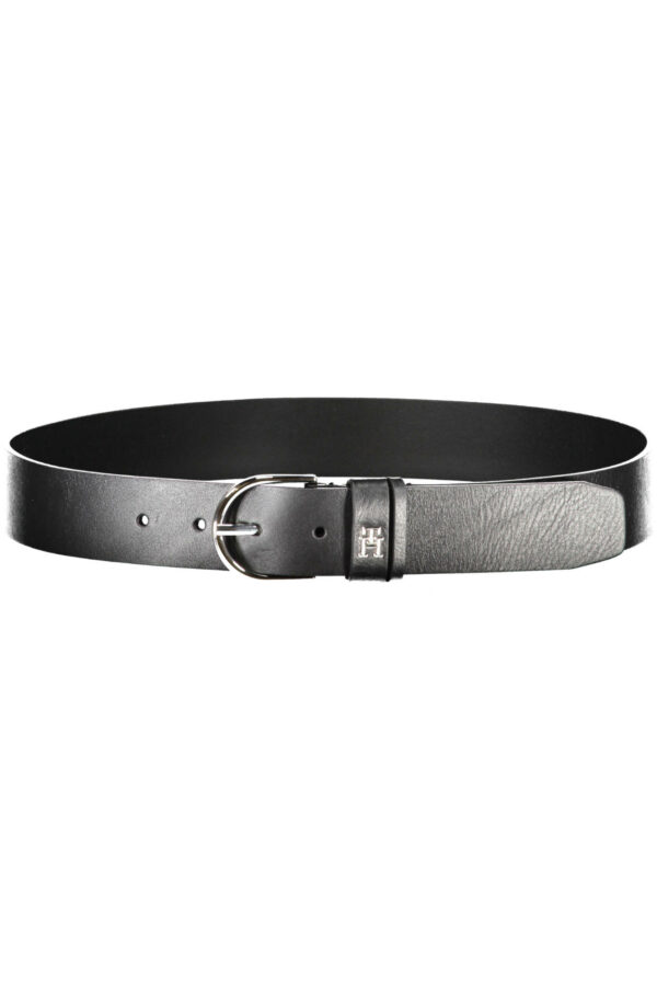 TOMMY HILFIGER CINTURA IN PELLE DONNA NERO - immagine 2