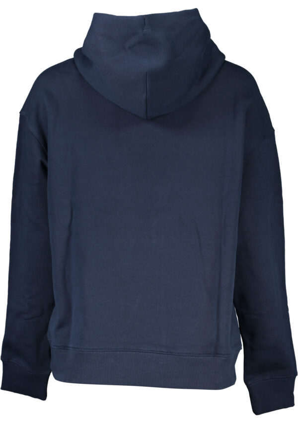 TOMMY HILFIGER FELPA SENZA ZIP DONNA BLU - immagine 2