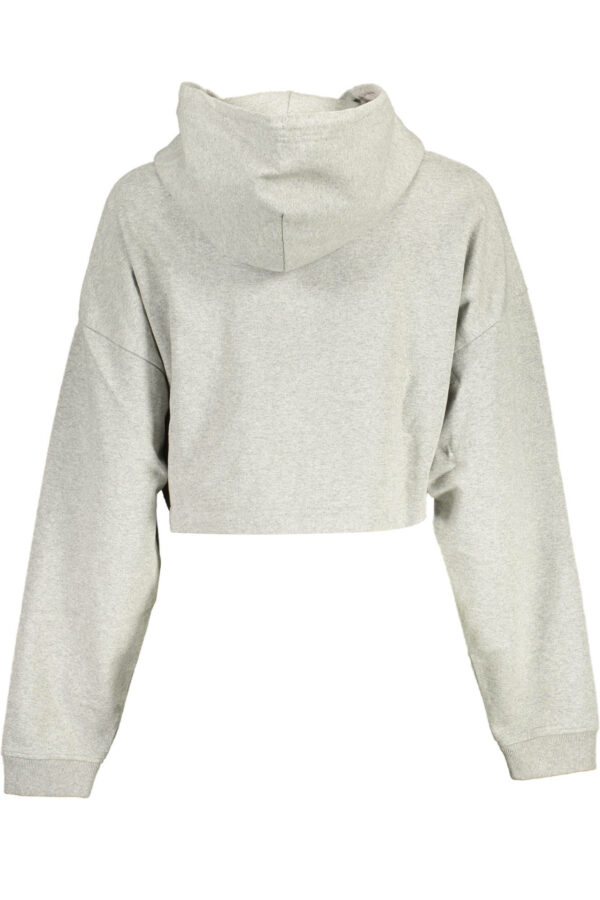 TOMMY HILFIGER FELPA SENZA ZIP DONNA GRIGIO - immagine 2