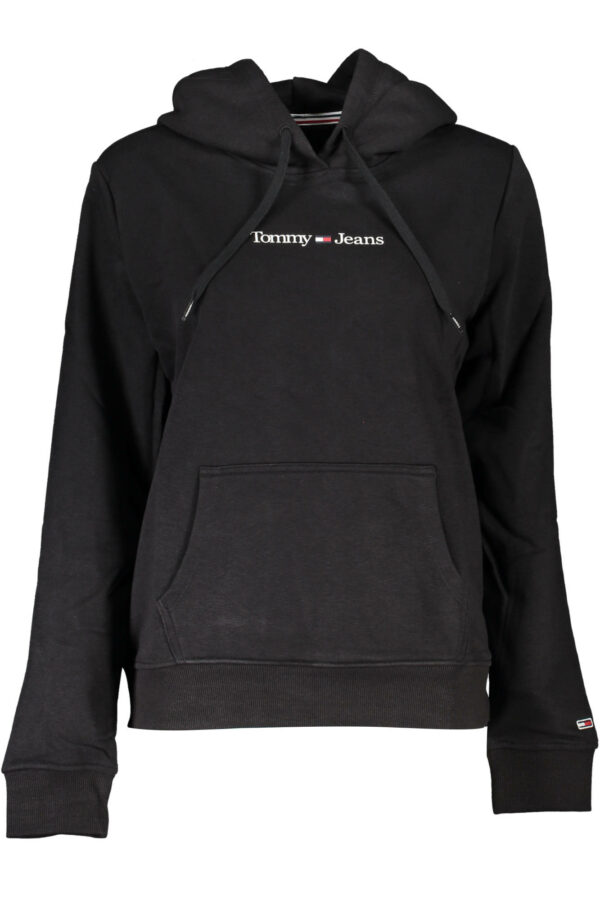 TOMMY HILFIGER FELPA SENZA ZIP DONNA NERO