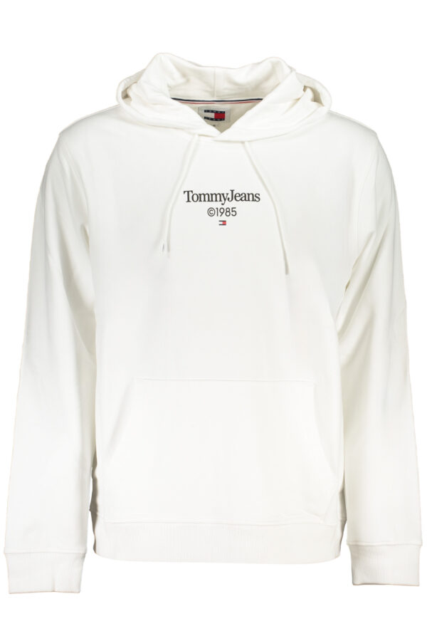 TOMMY HILFIGER FELPA SENZA ZIP UOMO BIANCO