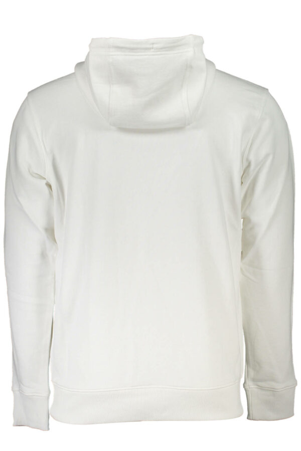 TOMMY HILFIGER FELPA SENZA ZIP UOMO BIANCO - immagine 2