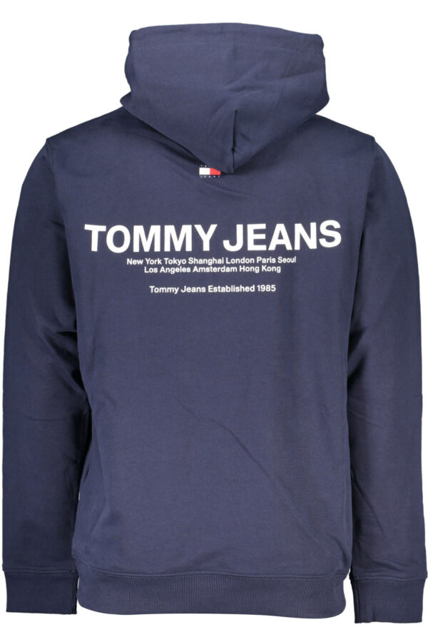 TOMMY HILFIGER FELPA SENZA ZIP UOMO BLU - immagine 2
