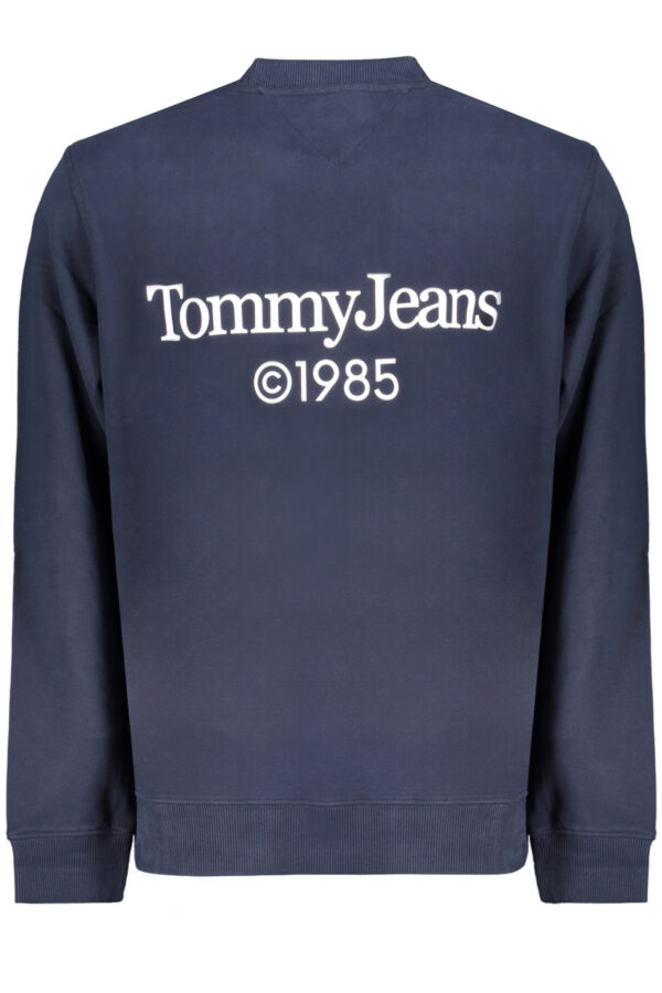 TOMMY HILFIGER FELPA SENZA ZIP UOMO BLU - immagine 2