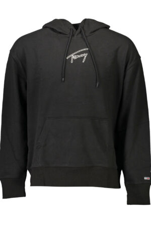 TOMMY HILFIGER FELPA SENZA ZIP UOMO NERO