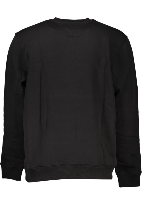 TOMMY HILFIGER FELPA SENZA ZIP UOMO NERO - immagine 2