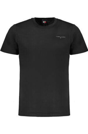 TOMMY HILFIGER T-SHIRT MANICHE CORTE UOMO NERO