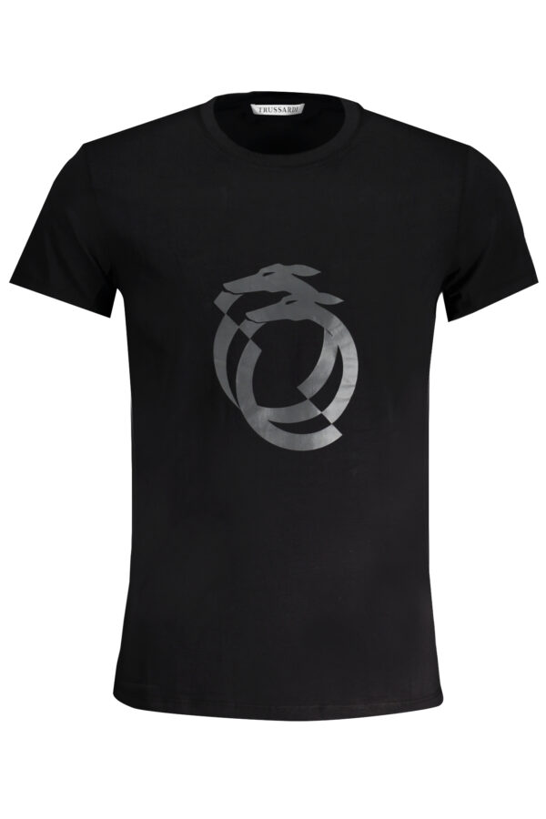 TRUSSARDI T-SHIRT MANICHE CORTE UOMO NERO