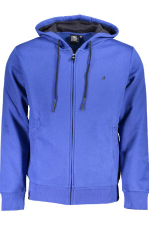 U.S. GRAND POLO FELPA CON ZIP UOMO BLU
