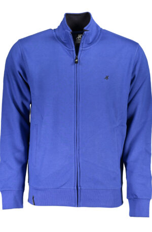 U.S. GRAND POLO FELPA CON ZIP UOMO BLU
