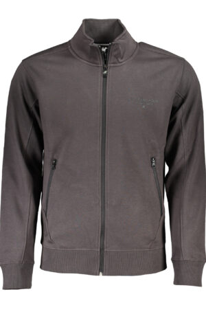 U.S. GRAND POLO FELPA CON ZIP UOMO GRIGIO