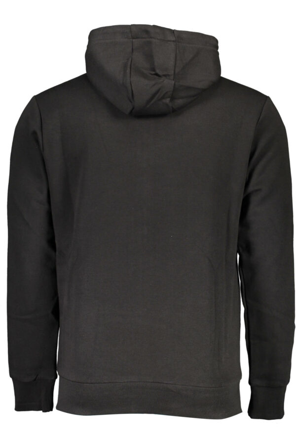 U.S. GRAND POLO FELPA CON ZIP UOMO NERO - immagine 2