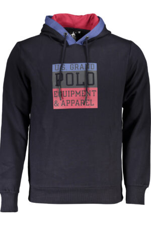 U.S. GRAND POLO FELPA SENZA ZIP UOMO BLU