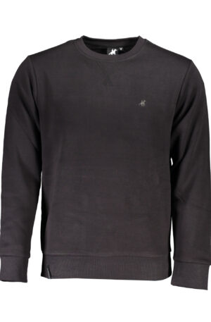 U.S. GRAND POLO FELPA SENZA ZIP UOMO NERO