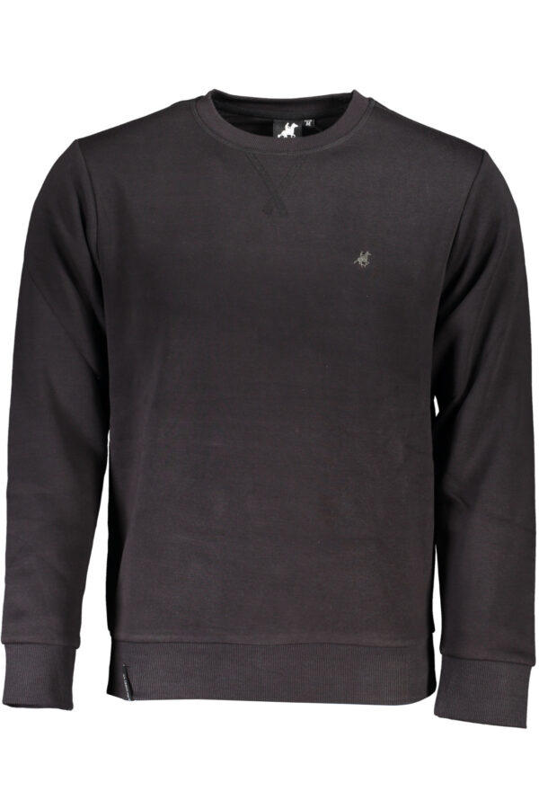 U.S. GRAND POLO FELPA SENZA ZIP UOMO NERO