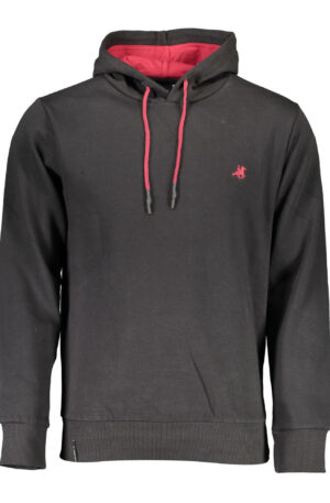 U.S. GRAND POLO FELPA SENZA ZIP UOMO NERO