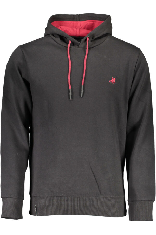 U.S. GRAND POLO FELPA SENZA ZIP UOMO NERO
