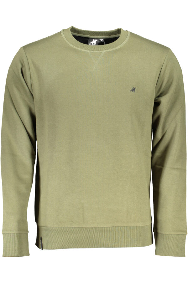 U.S. GRAND POLO FELPA SENZA ZIP UOMO VERDE