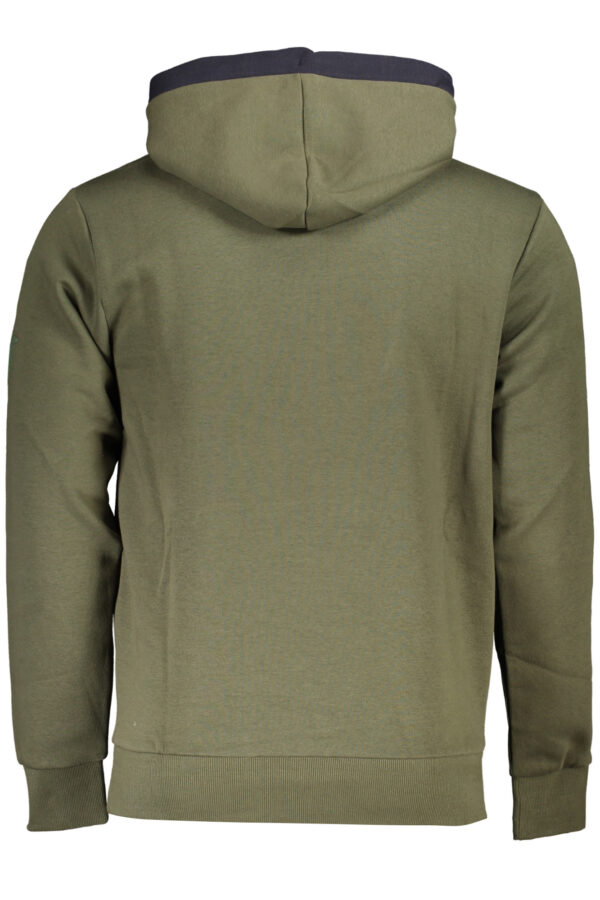 U.S. GRAND POLO FELPA SENZA ZIP UOMO VERDE - immagine 2