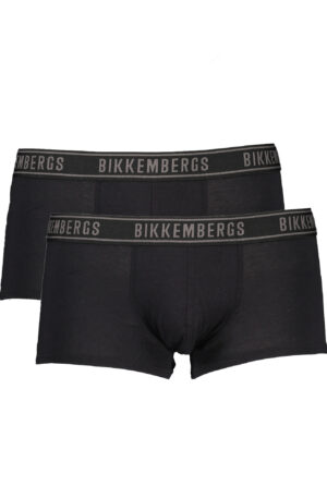 BIKKEMBERGS BOXER UOMO NERO