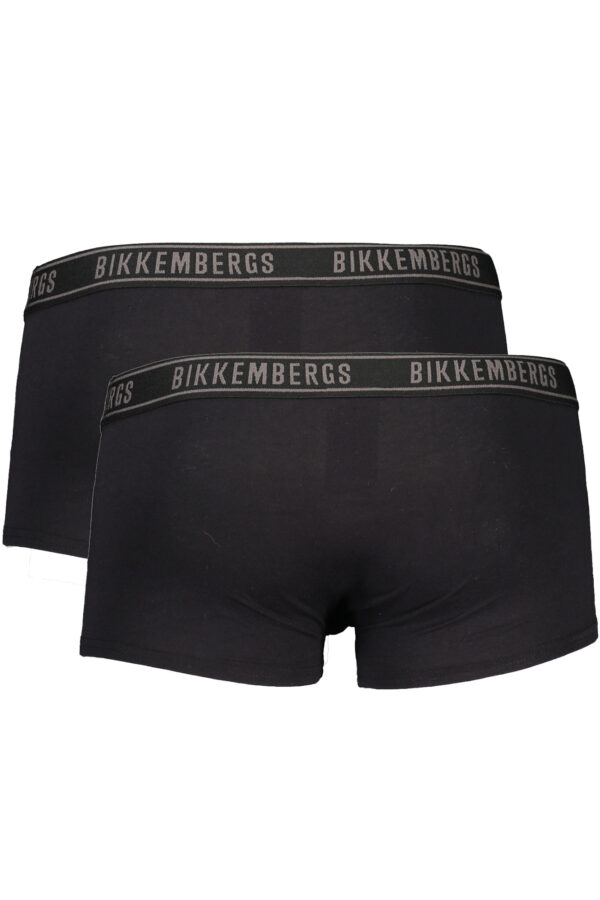 BIKKEMBERGS BOXER UOMO NERO - immagine 2