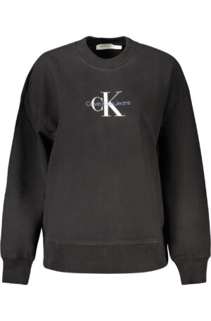 CALVIN KLEIN FELPA SENZA ZIP DONNA NERO