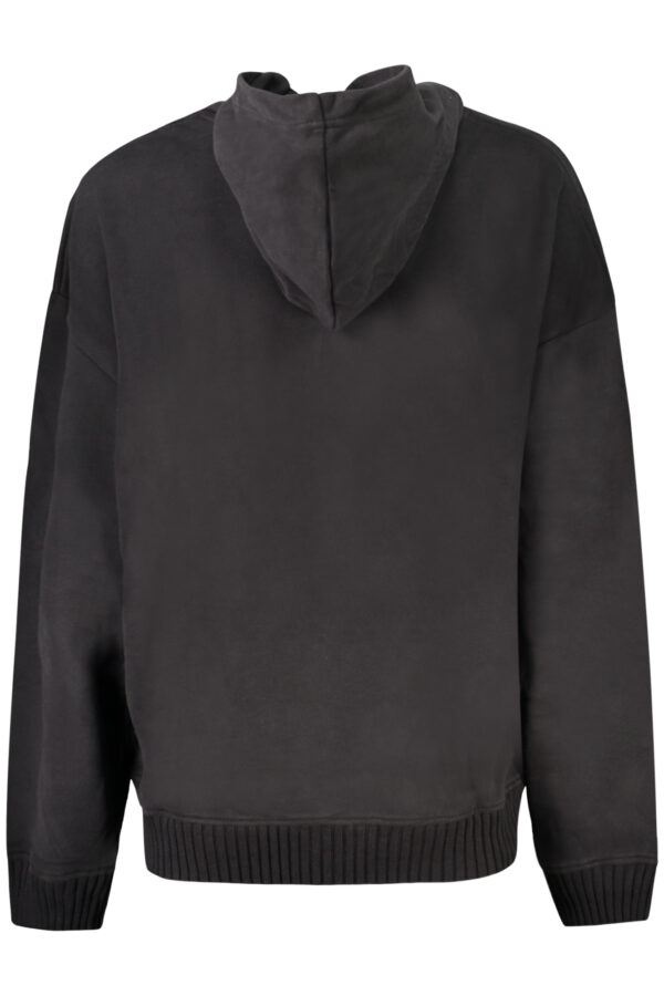 CALVIN KLEIN FELPA SENZA ZIP DONNA NERO - immagine 2