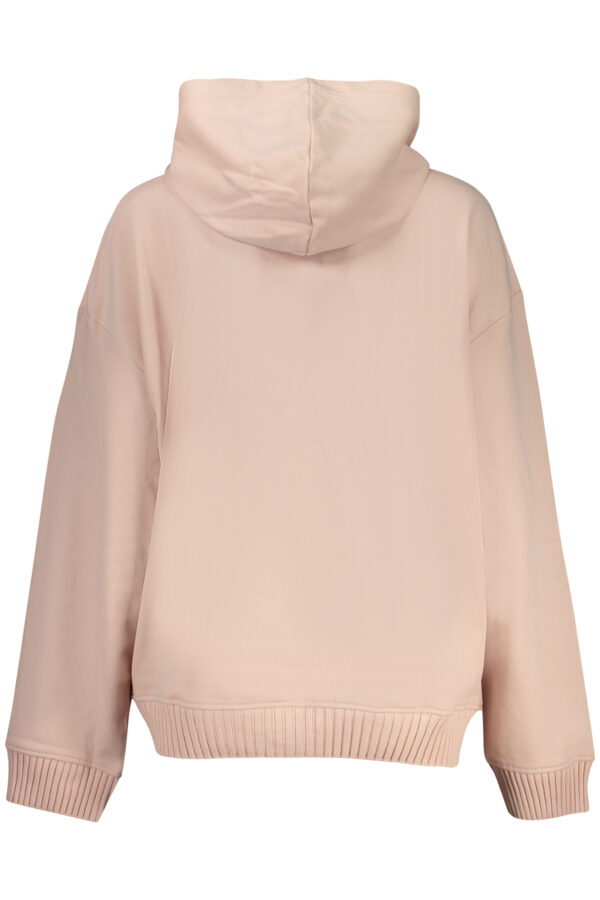 CALVIN KLEIN FELPA SENZA ZIP DONNA ROSA - immagine 2