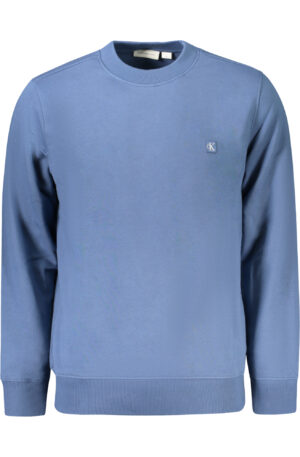 CALVIN KLEIN FELPA SENZA ZIP UOMO BLU
