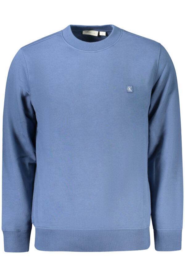 CALVIN KLEIN FELPA SENZA ZIP UOMO BLU