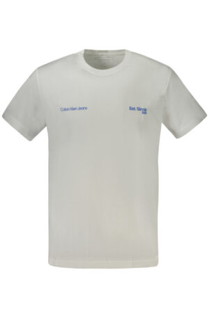 CALVIN KLEIN T-SHIRT MANICHE CORTE UOMO BIANCO