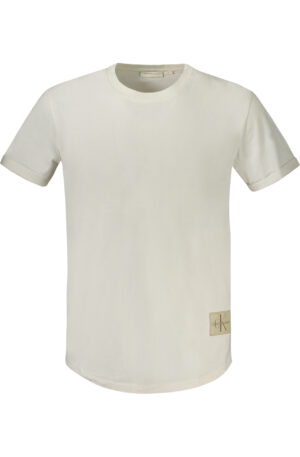 CALVIN KLEIN T-SHIRT MANICHE CORTE UOMO BIANCO