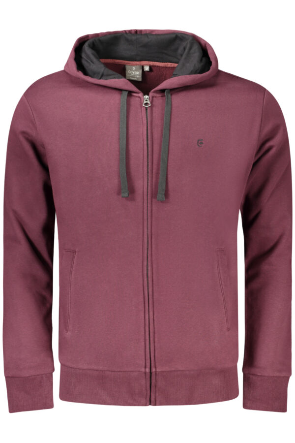 COVERI MOVING FELPA CON ZIP UOMO ROSSO