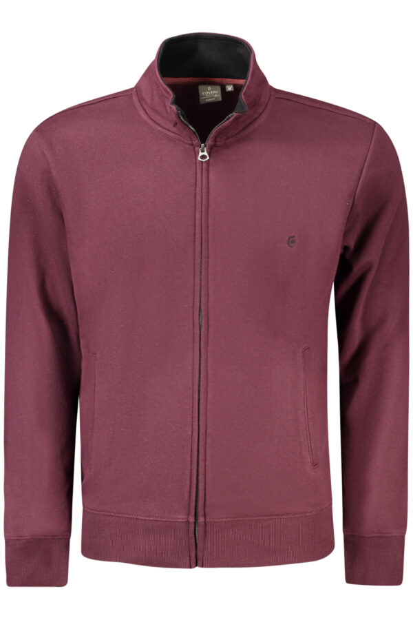 COVERI MOVING FELPA CON ZIP UOMO ROSSO