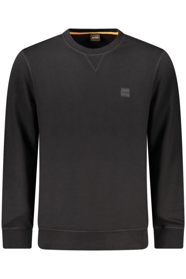 HUGO BOSS FELPA SENZA ZIP UOMO NERO