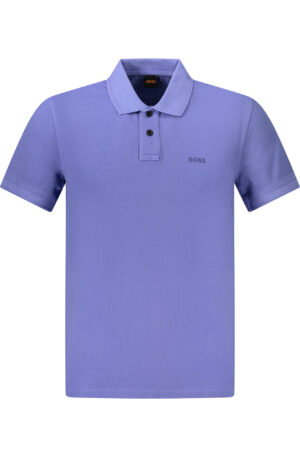 HUGO BOSS POLO MANICHE CORTE UOMO BLU
