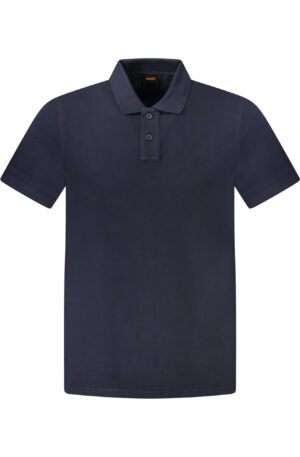 HUGO BOSS POLO MANICHE CORTE UOMO BLU