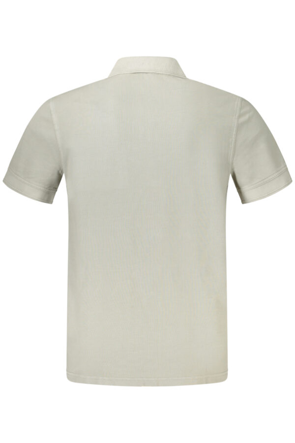HUGO BOSS POLO MANICHE CORTE UOMO GRIGIO - immagine 2