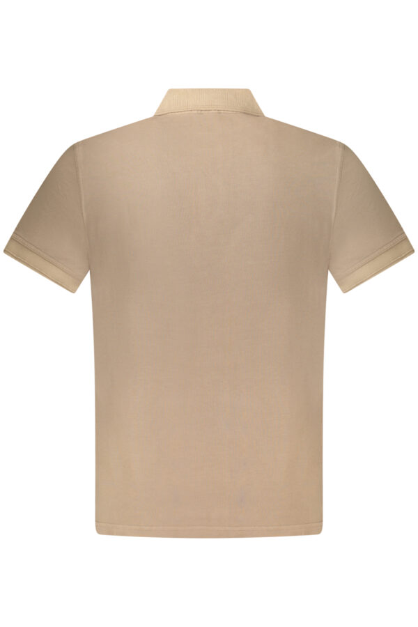 HUGO BOSS POLO MANICHE CORTE UOMO MARRONE - immagine 2
