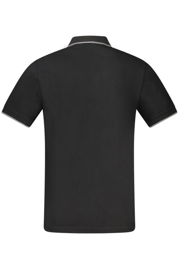 HUGO BOSS POLO MANICHE CORTE UOMO NERO - immagine 2