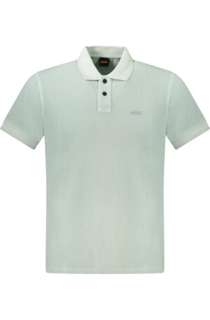 HUGO BOSS POLO MANICHE CORTE UOMO VERDE