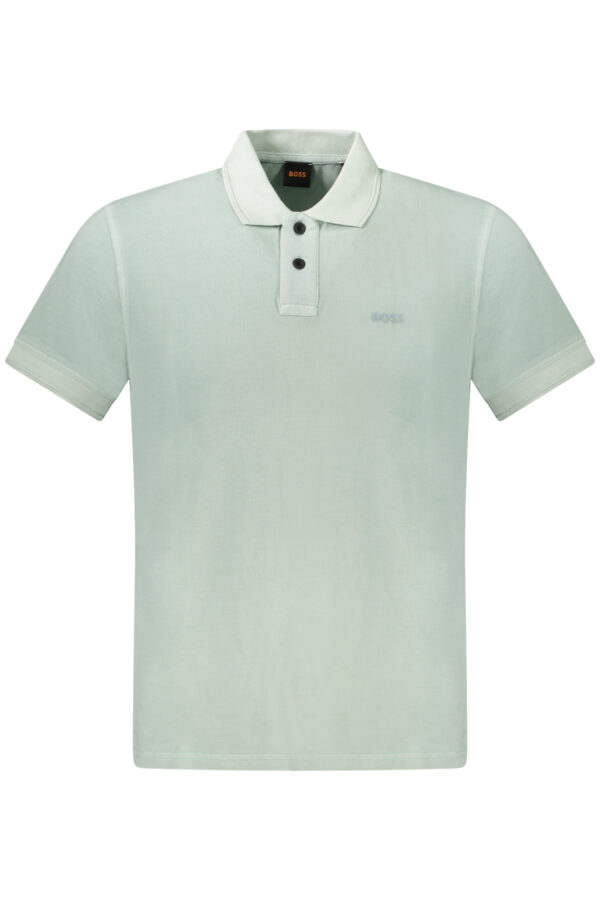 HUGO BOSS POLO MANICHE CORTE UOMO VERDE